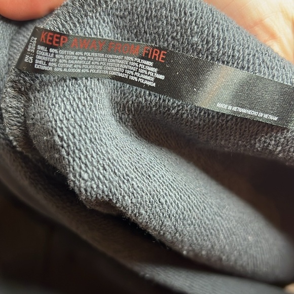 NWT Free People Spin Movement Gray Hoodie Yoga Oversize Slouch Quilted Charcoal - Picture 8 of 8